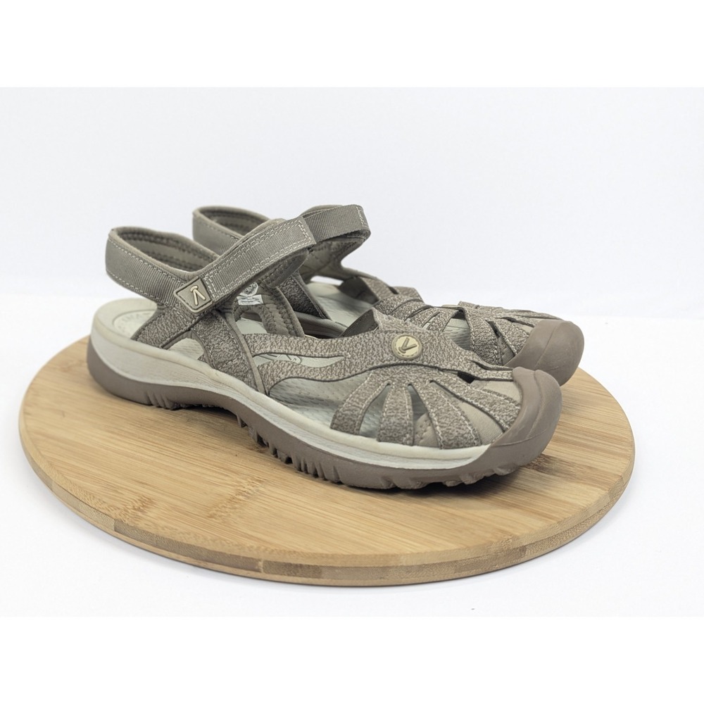 Keen Sandals Womans 8.5 Adventure Rose Stappy Outdoor Gray Adjustable Camp Trail